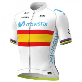 Maillot mangas cortas 2020 Movistar Team Campeonatos de España N001
